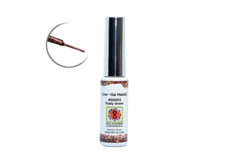 Liner Gel Metallic - Rusty Brown 8 ml